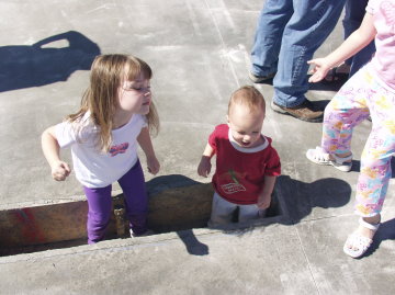 Kids in a hole